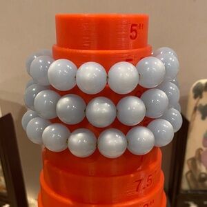 Vintage Blue Beaded Bracelet